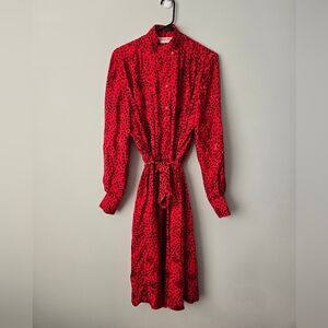 Vintage 100% Silk Jack Mulqueen Dress